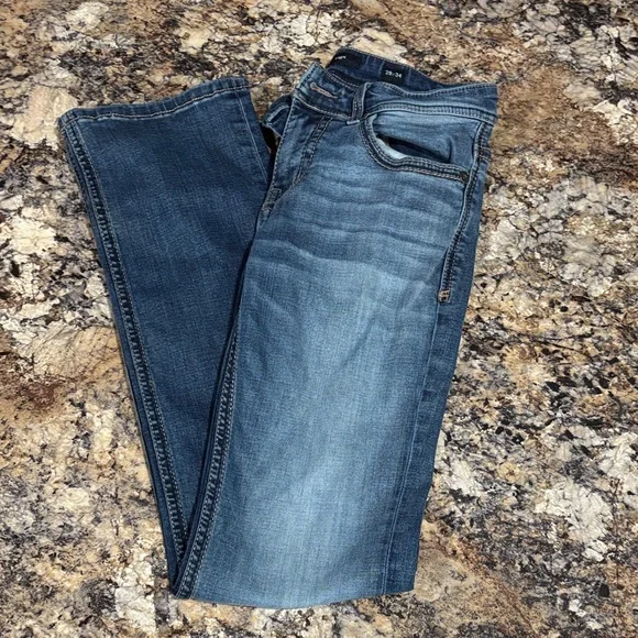 BKE Men's Slim Jeans - Deep Indigo - Picture 5 of 5